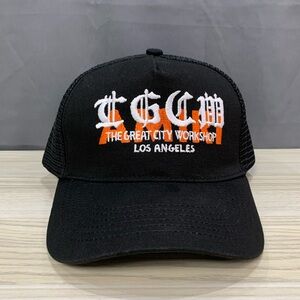 Amiri curved brim trucker hat spring summer mesh cap snapback